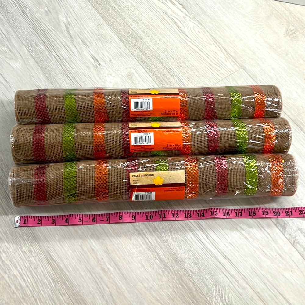 Celebrate It set of 3 Premium Holiday Mesh
